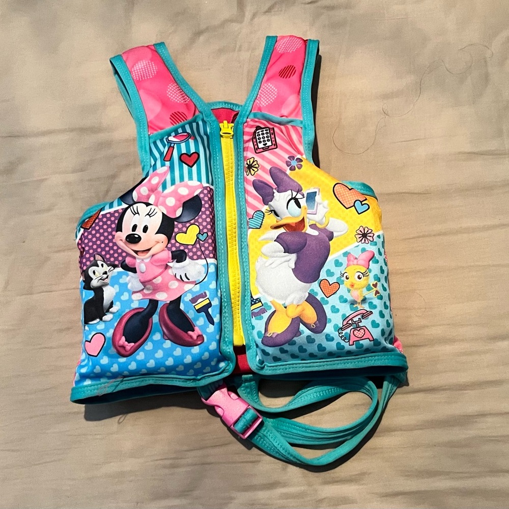 Disney Girl Minnie Mouse & Daisy Duck Life Jacket